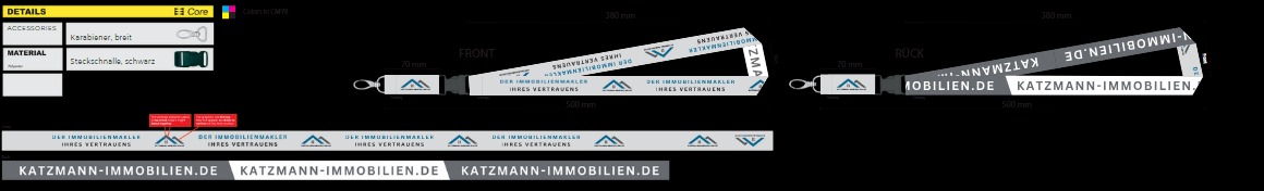 Beispiel Visualisierung Schlüsselband Design-Proof